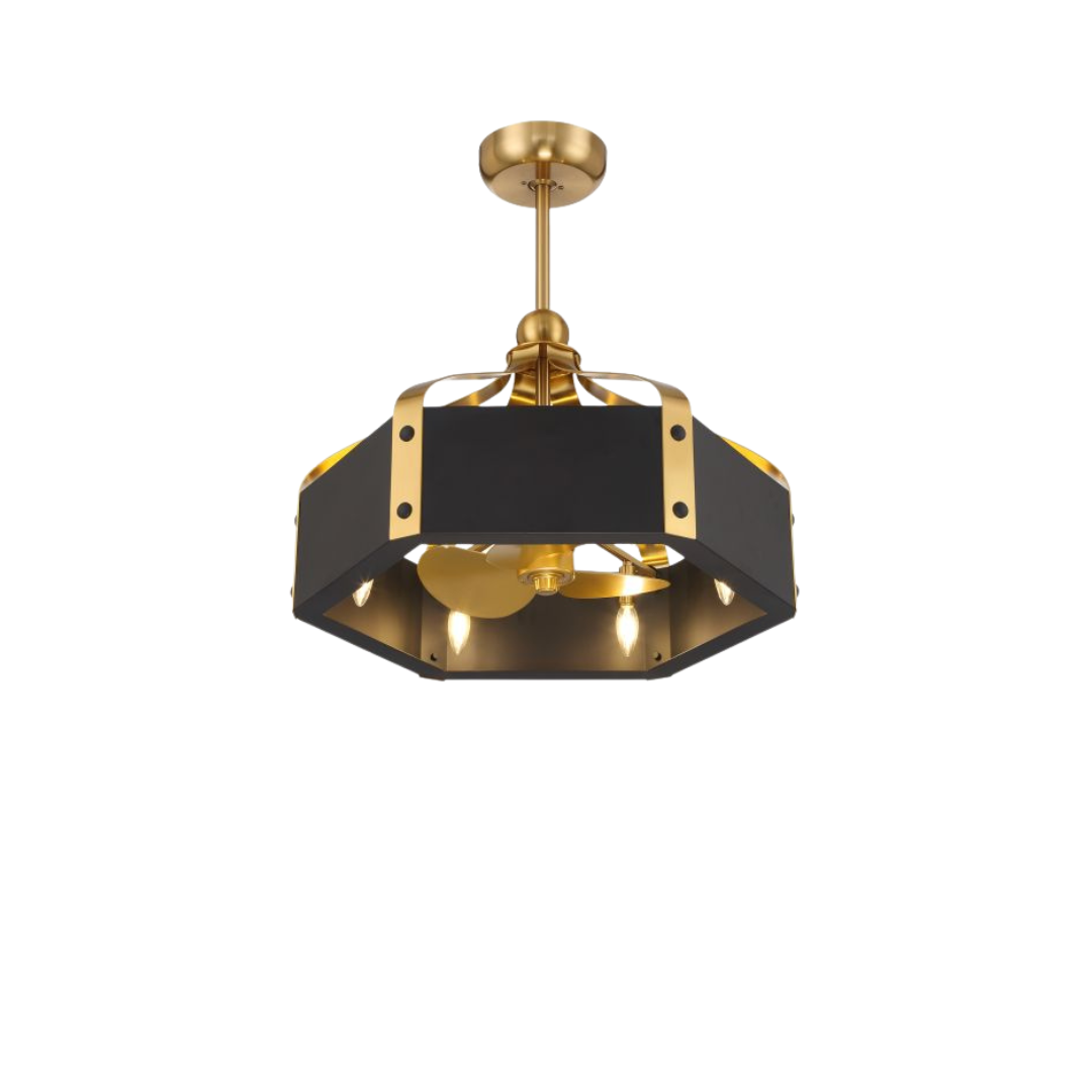 Sheffield 6-Light 26" LED Fan D'Lier