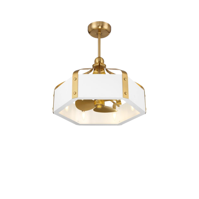 Sheffield 6-Light 26" LED Fan D'Lier