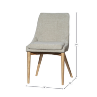 Fritz Dining Chair /w Natural Leg [Set of 2]