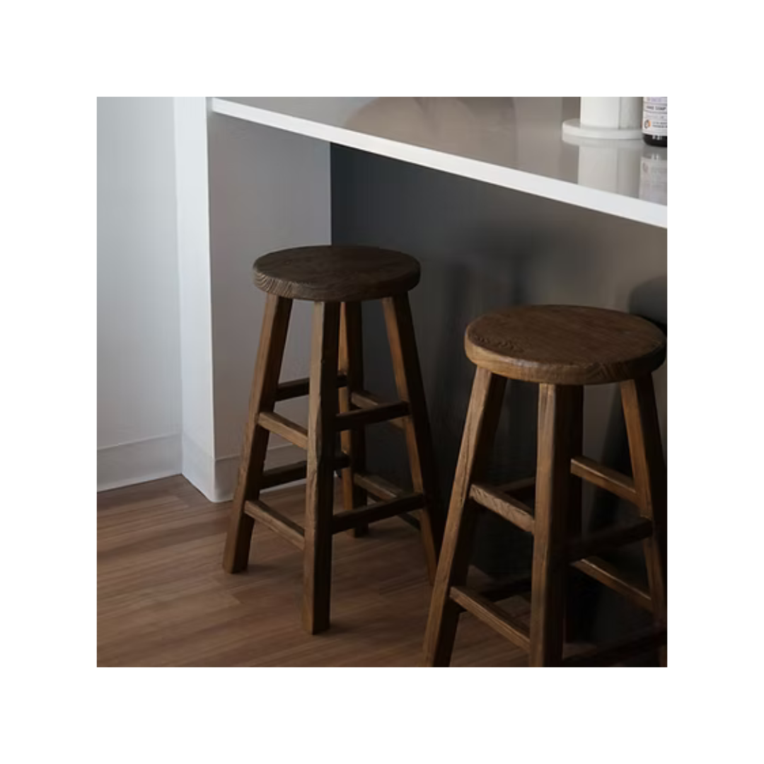 Prosper Reclaimed Wooden Counter Stool