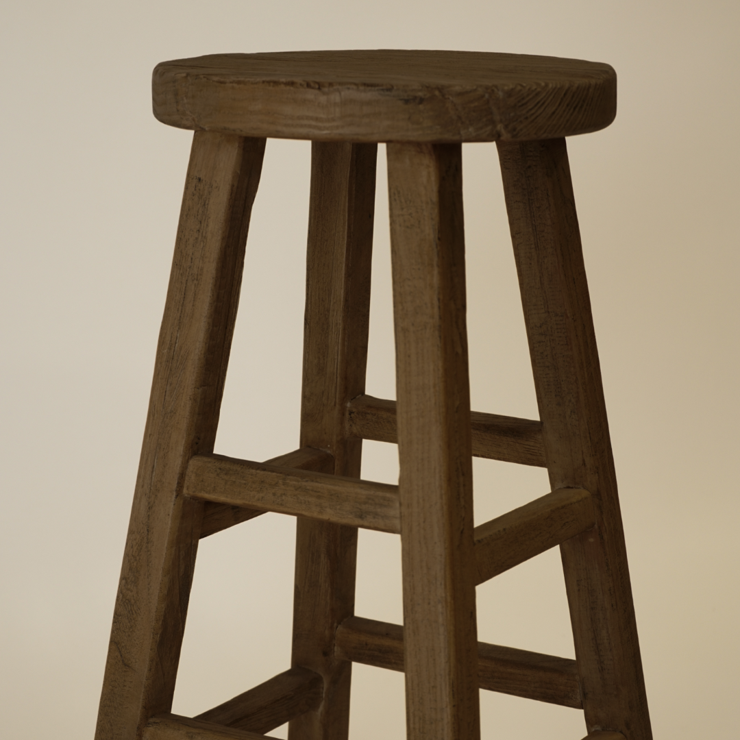 Prosper Reclaimed Wooden Counter Stool