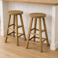 Prosper Reclaimed Wooden Counter Stool