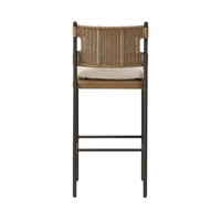 Myka Outdoor Woven Stool