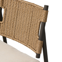 Myka Outdoor Woven Stool