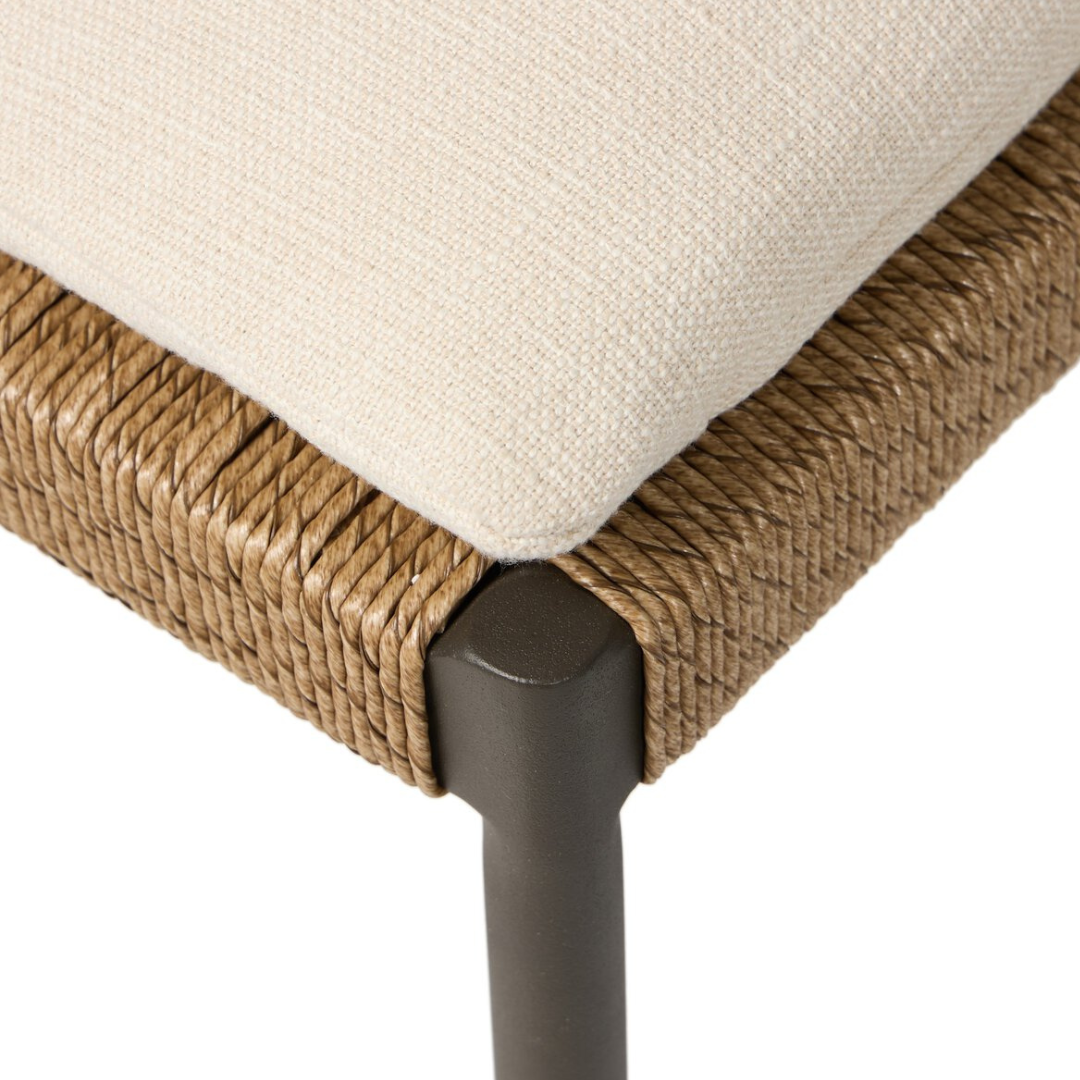 Myka Outdoor Woven Stool