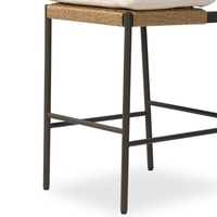 Myka Outdoor Woven Stool
