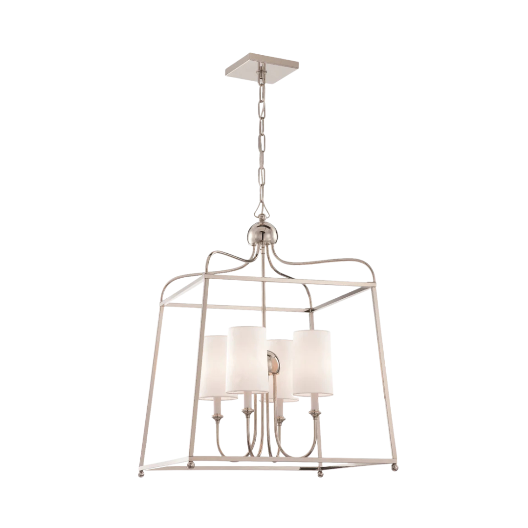 Libby Langdon Sylvan 4 Light Lantern Chandelier [/w Shades]