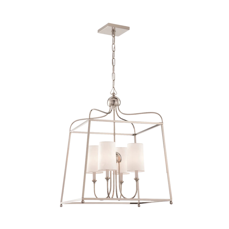 Libby Langdon Sylvan 4 Light Lantern Chandelier [/w Shades]