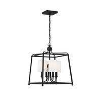 Libby Langdon Sylvan 4 Light Lantern Chandelier [Small - /w Shades]