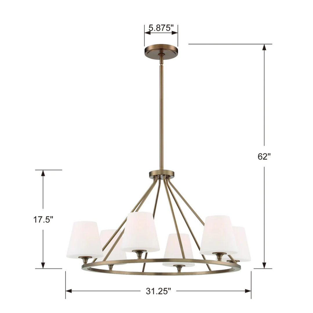 Keenan 6-Light Chandelier