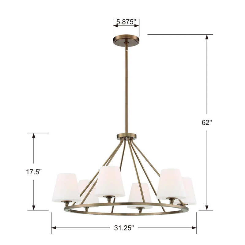 Keenan 6-Light Chandelier