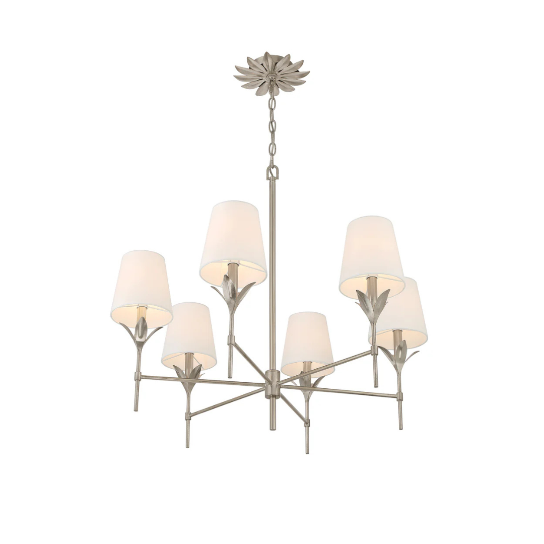 Broche 6 Light Chandelier