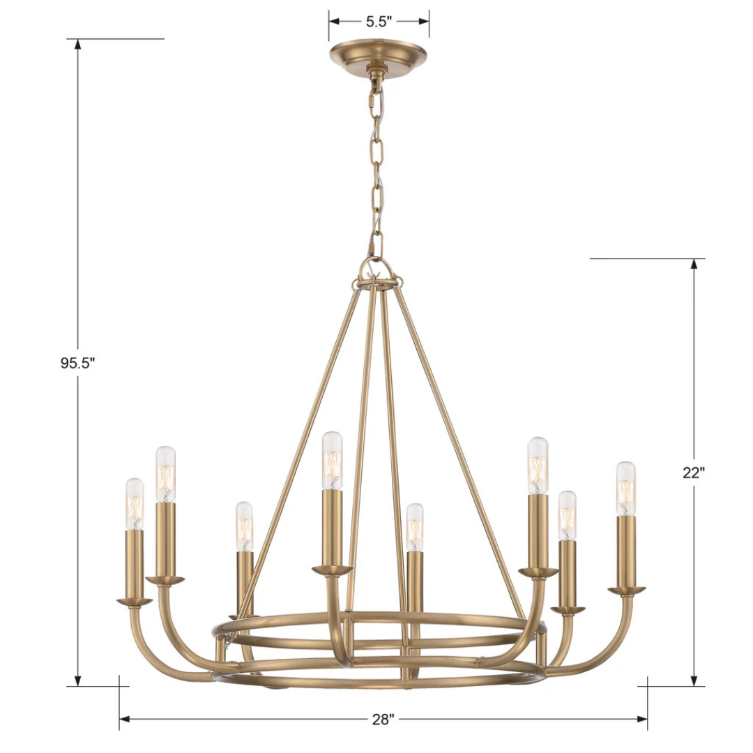 Bailey 8-Light Chandelier
