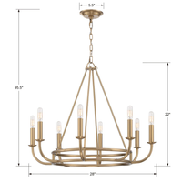 Bailey 8-Light Chandelier