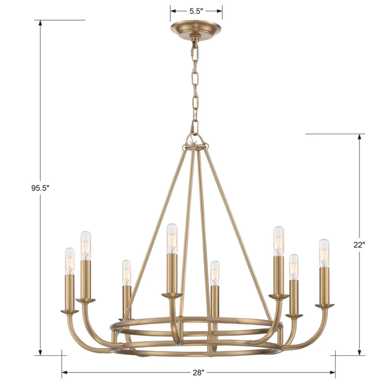 Bailey 8-Light Chandelier