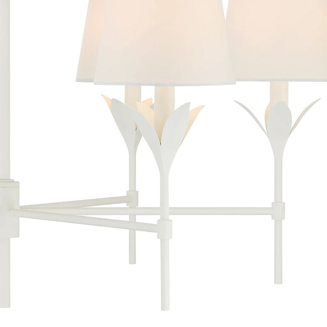 Broche 6 Light Chandelier