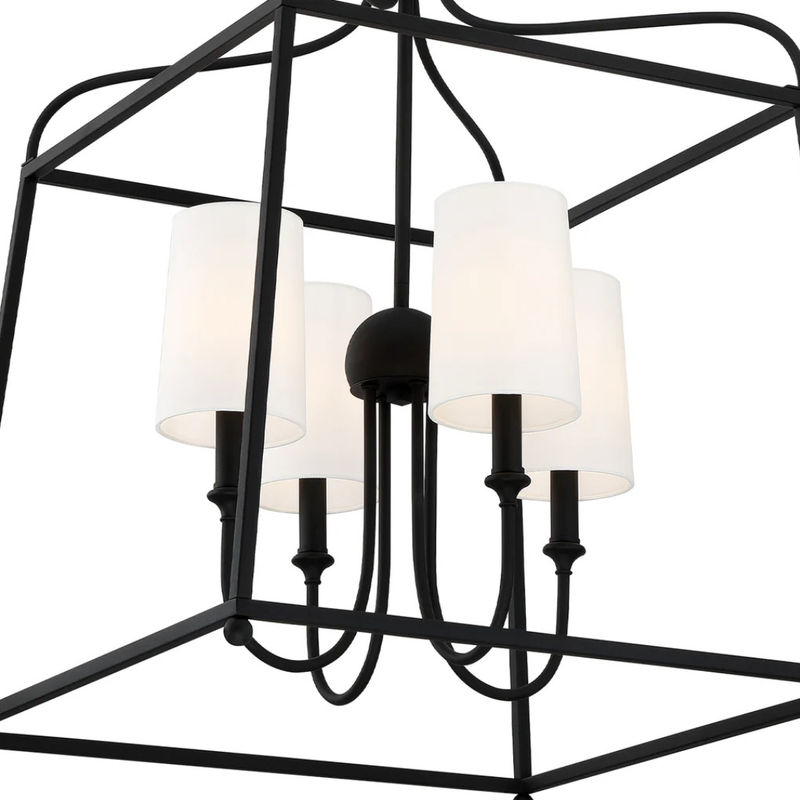 Libby Langdon Sylvan 4 Light Lantern Chandelier [/w Shades]