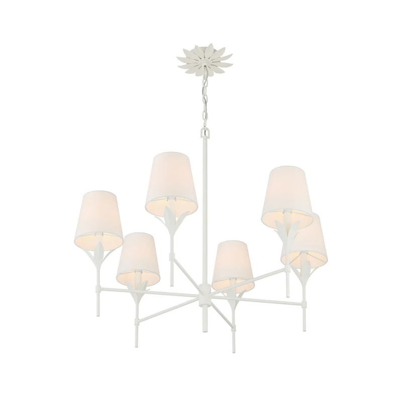 Broche 6 Light Chandelier