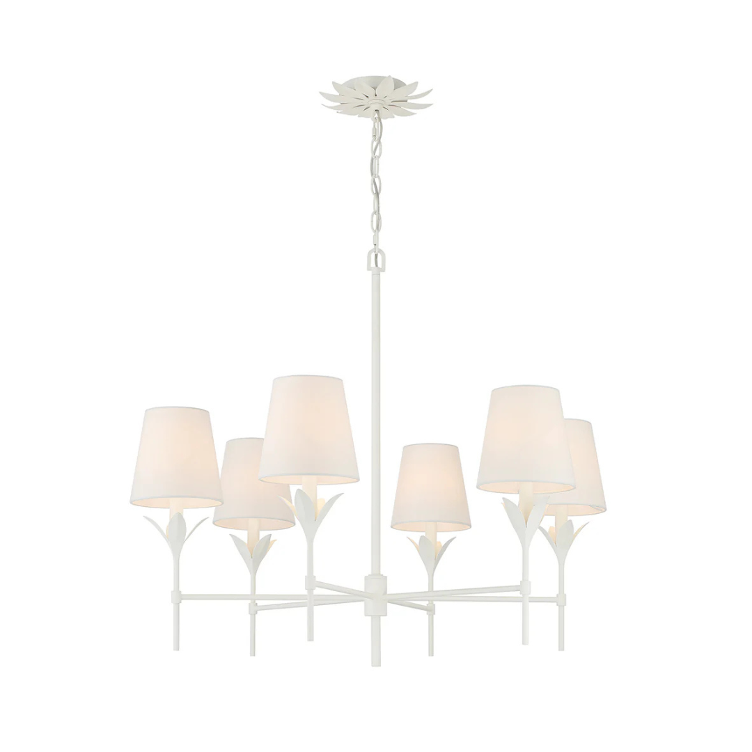 Broche 6 Light Chandelier