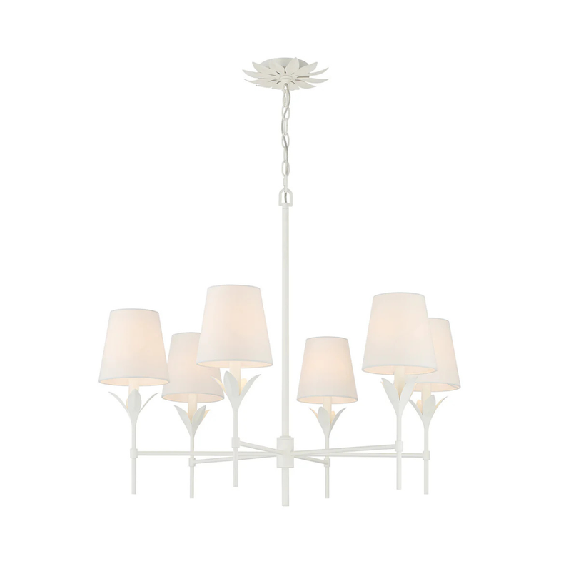 Broche 6 Light Chandelier