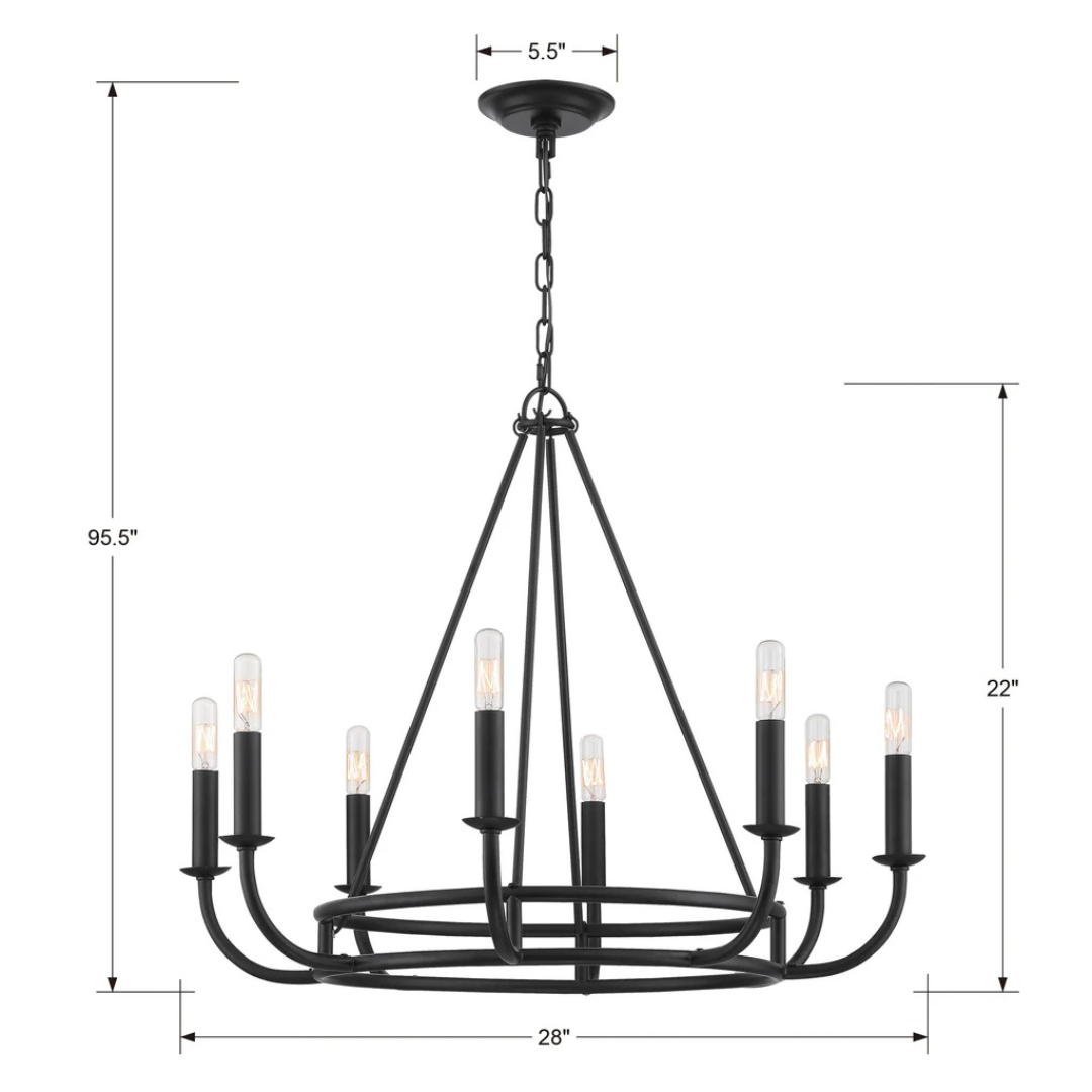 Bailey 8-Light Chandelier