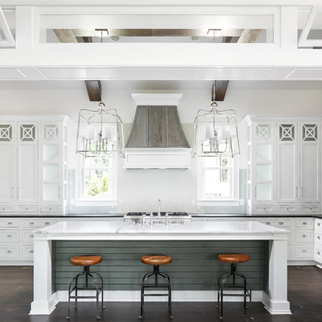 Libby Langdon Sylvan 4 Light Lantern Chandelier [/w Shades]