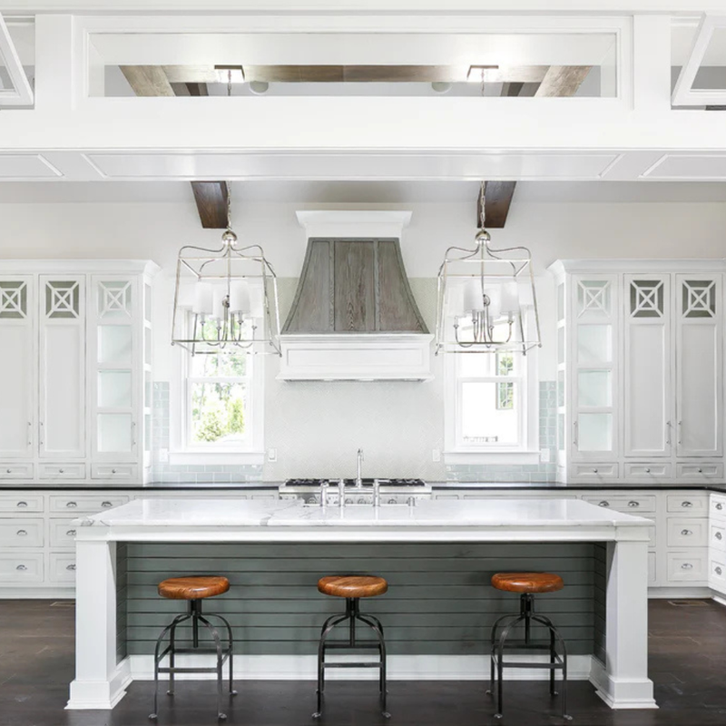 Libby Langdon Sylvan 4 Light Lantern Chandelier [/w Shades]