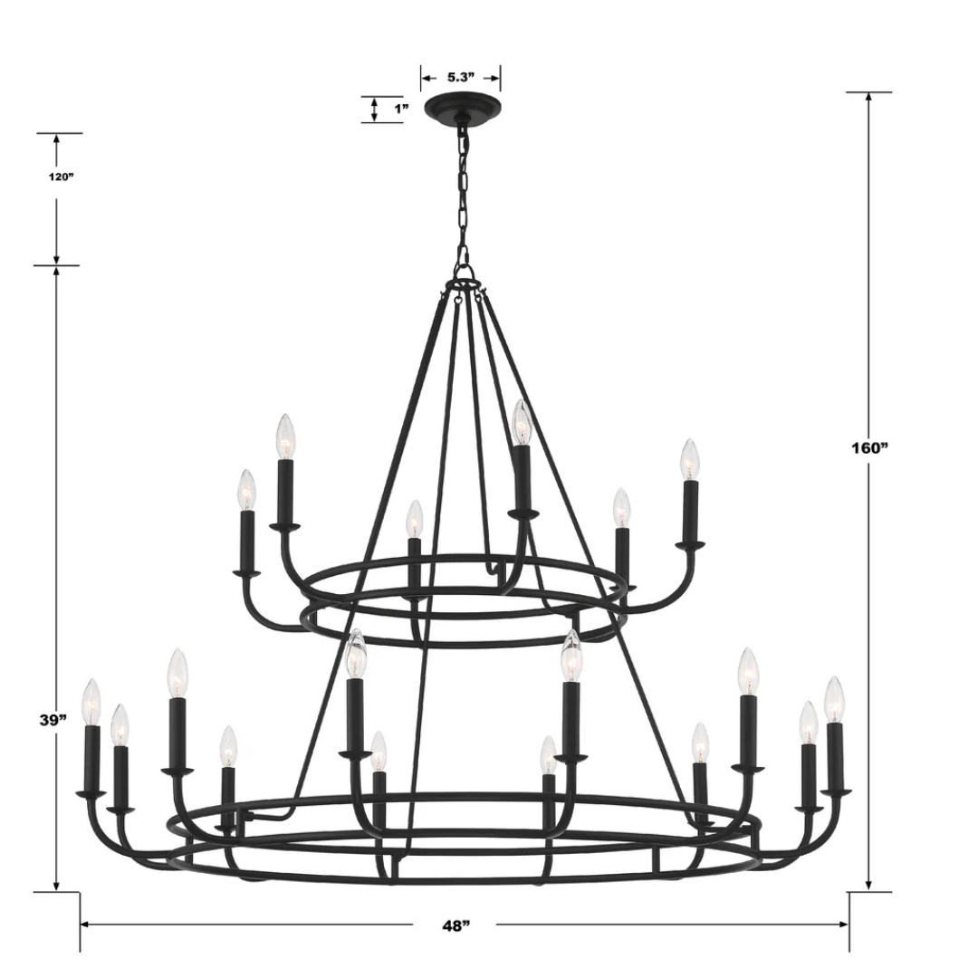 Bailey 18-Light Chandelier