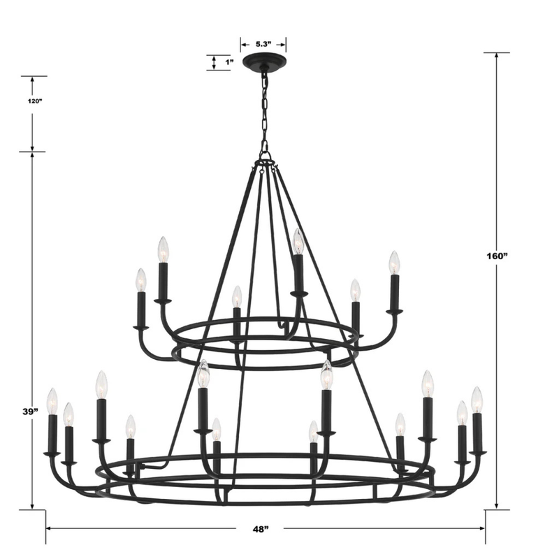 Bailey 18-Light Chandelier