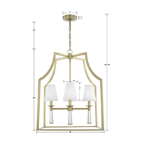 Baxter 4 Light Lantern Chandelier