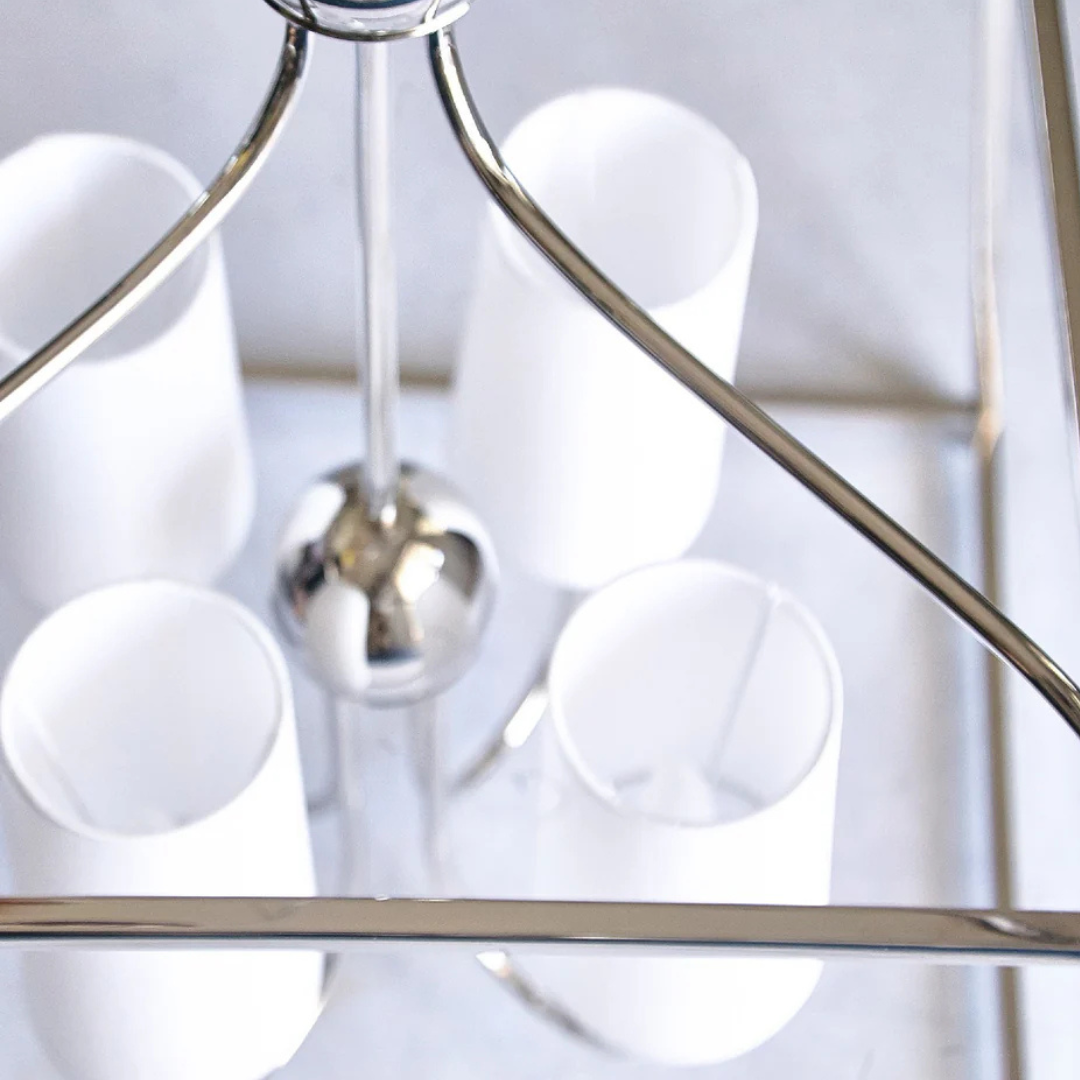 Libby Langdon Sylvan 4 Light Lantern Chandelier [/w Shades]