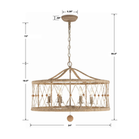 Brixton 6 Light Chandelier