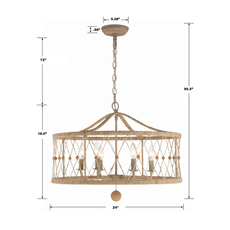 Brixton 6 Light Chandelier