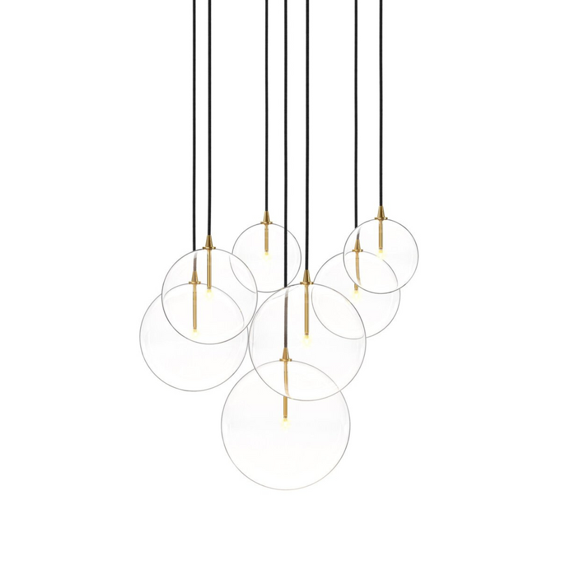 Clustered 7-Light Chandelier