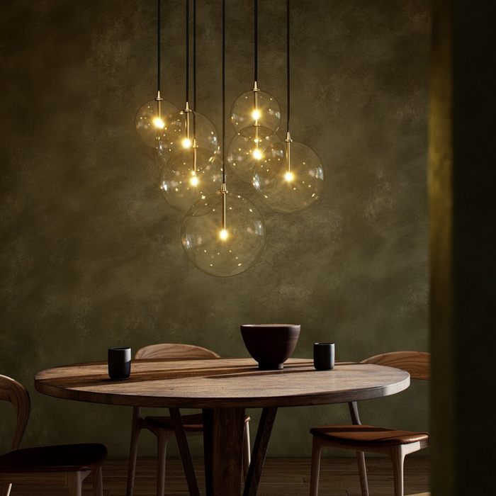 Clustered 7-Light Chandelier