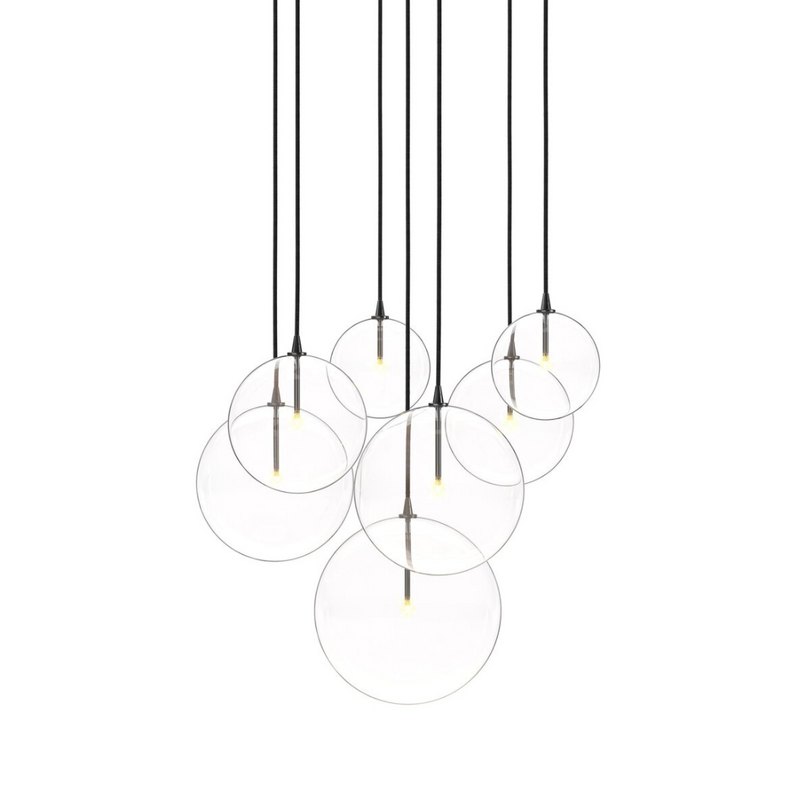 Clustered 7-Light Chandelier