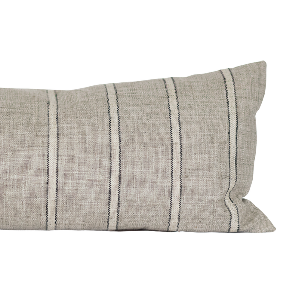 Charlotte Striped Long Lumbar Pillow Cover