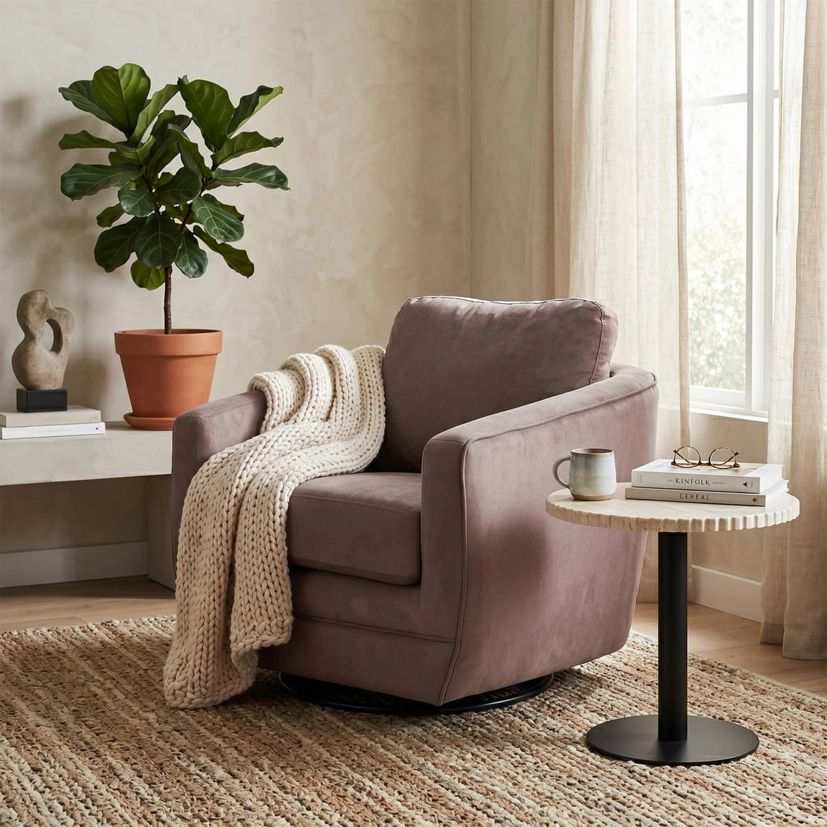 Baltimo Swivel Glider