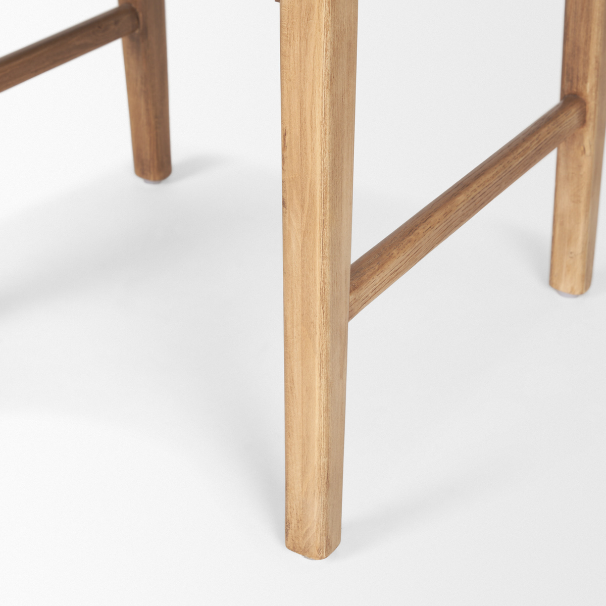 Shane Woven Leather Dining Armchair