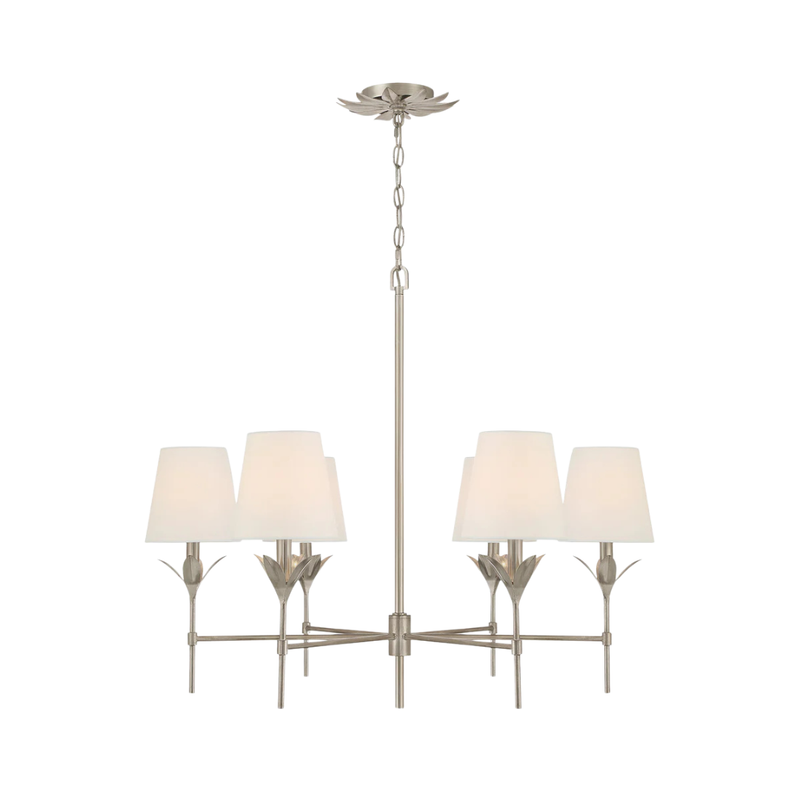 Broche 6 Light Chandelier