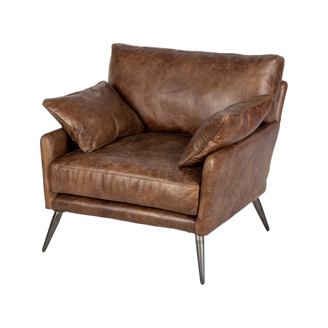 Cochrane Leather Wrapped Chair