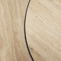 Wade Travertine Nesting Coffee Table Set
