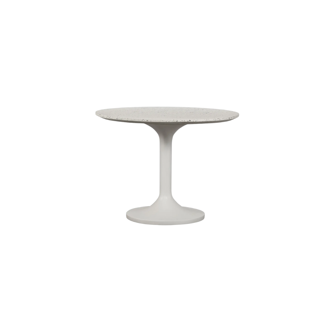 Teyo Outdoor Cafe Table White Terrazzo