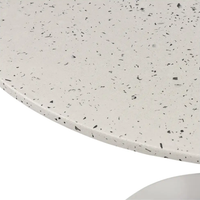 Teyo Outdoor Cafe Table White Terrazzo