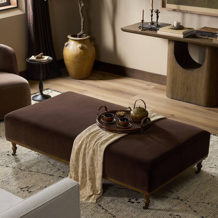 Hazel 65" Cocktail Ottoman