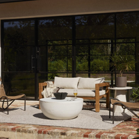 Bastian Outdoor Round Coffee Table