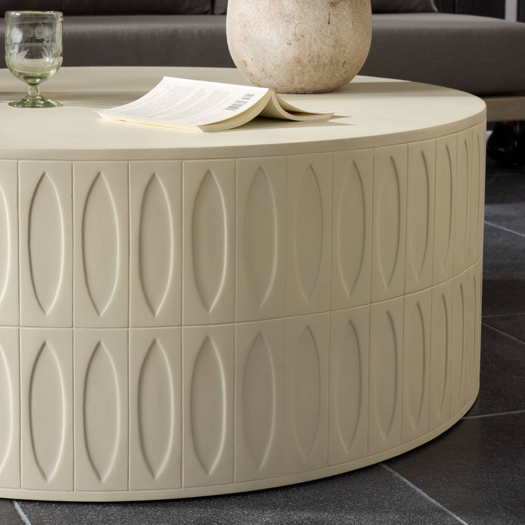 Cielrose Drum Coffee Table