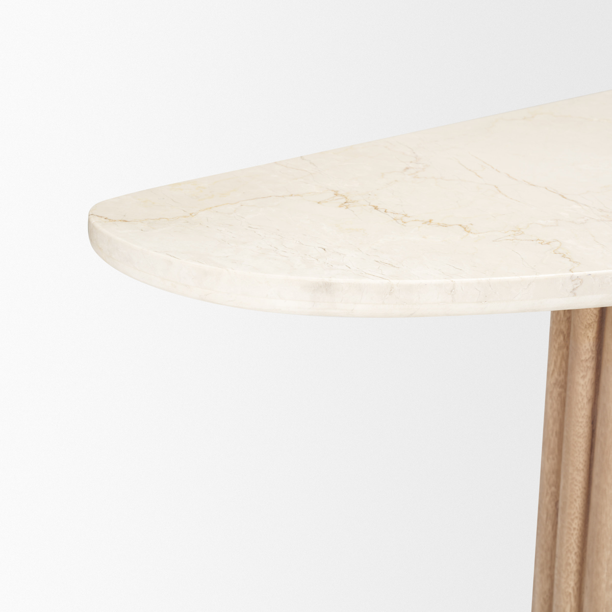 Marbrello Botticino Marble Console Table