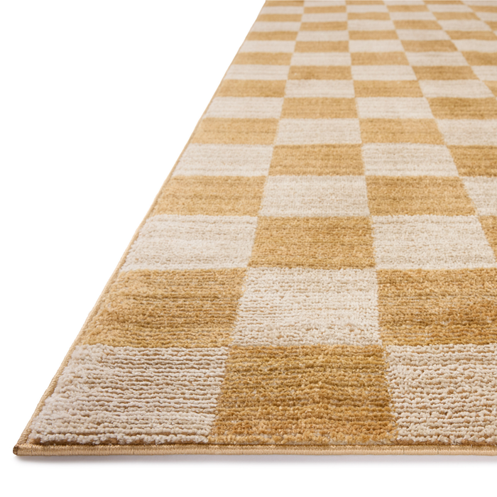 Calvin CLV-01 (Chris Loves Julia × Loloi) Rug [Apricot/Ivory]