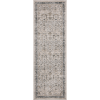 Anniston ANS-01 Machine Washable Rug [Ivory/Stone]